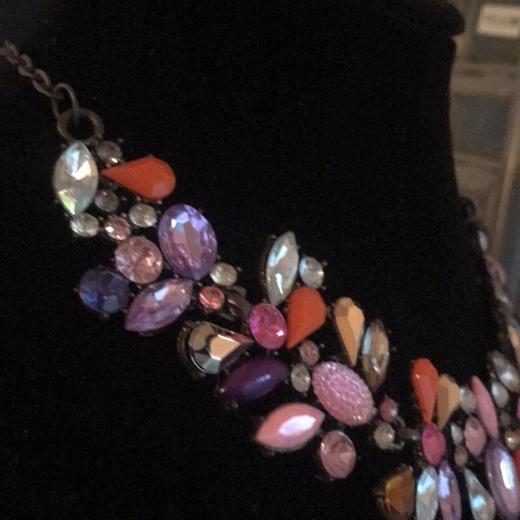 Colorful Statement Necklace - Picture 3 of 5